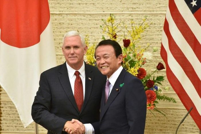 US Vice President Mike Pence and Japan's Deputy Prime Minister Taro Aso have agreed to hold further economic talks later this year that could lead to a bilateral trade deal