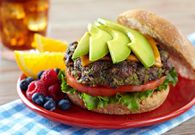 California Avocado Beef and Black Bean Burger(courtesy)