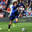 Middlesbrough's midfielder Adam Clayton vies with Manchester United's Marouane Fellaini (right) during their English Premier League match at Riverside Stadium in Middlesbrough on March 19, 2017