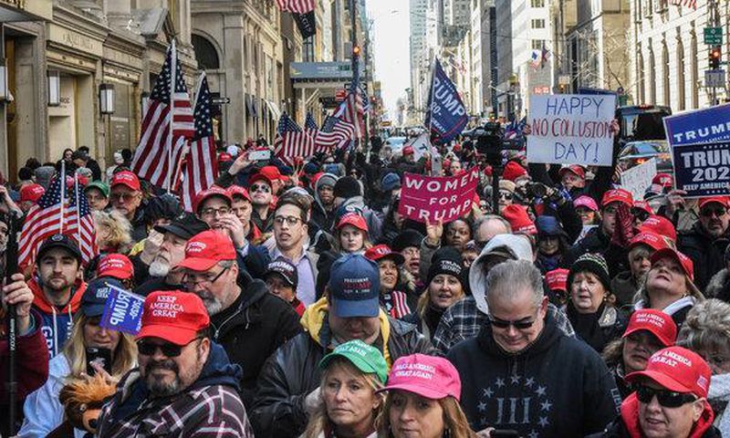 Russian Vodka, a 'No Collusion Day' rally, Trump fans celebrate the Mueller report