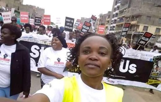 Activist Caroline Mwatha