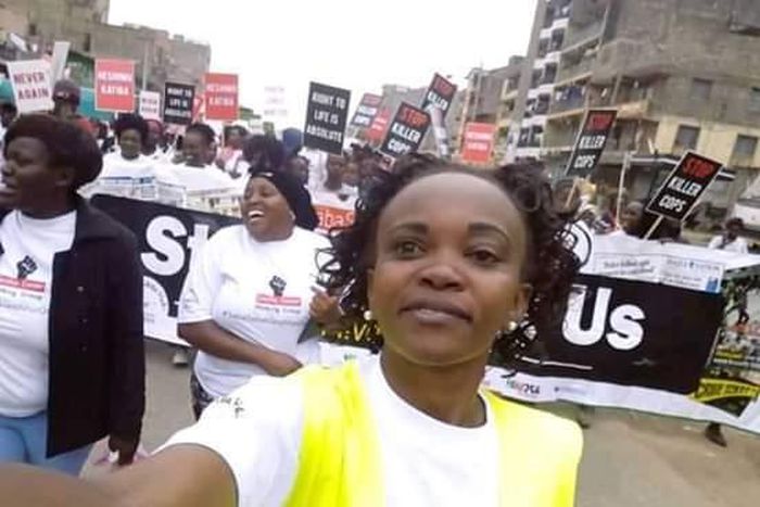 Activist Caroline Mwatha