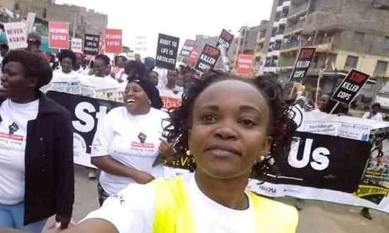Activist Caroline Mwatha