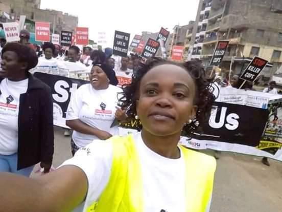 Activist Caroline Mwatha