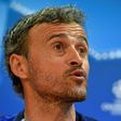 Barcelona head coach Luis Enrique pictured during a press conference at the Joan Gamper Sports Center near Barcelona on April 18, 2017, ahead of their Champions League quarter-final second leg against Juventus