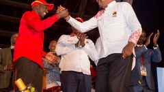 President Uhuru Kenyatta and his deputy William Ruto