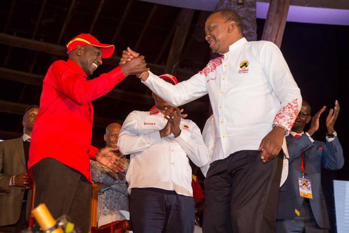 President Uhuru Kenyatta and his deputy William Ruto