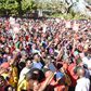 File image of DP William Ruto addressing the public at a past political rally