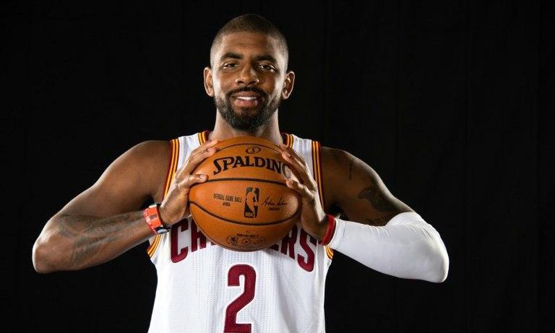 Kyrie Irving of the Cleveland Cavaliers helped quell a spirited Houston Rockets including a deep three-pointer in the game's final minute