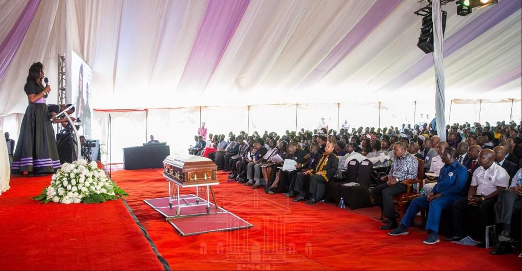 Celebrities and High profile guests who attended Bruce Odhiambo’s funeral