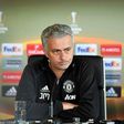 Manchester United's Portuguese manager Jose Mourinho speaks at a press conference at the club's training complex near Carrington, west of Manchester on May 19, 2017