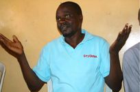 Mr Derrick Wayodi, father to 2-year-old Angel who was hit by a car driven by a 12-year-old boy and died (The Standard)