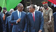 Nairobi Governor and President Uhuru Kenyatta.