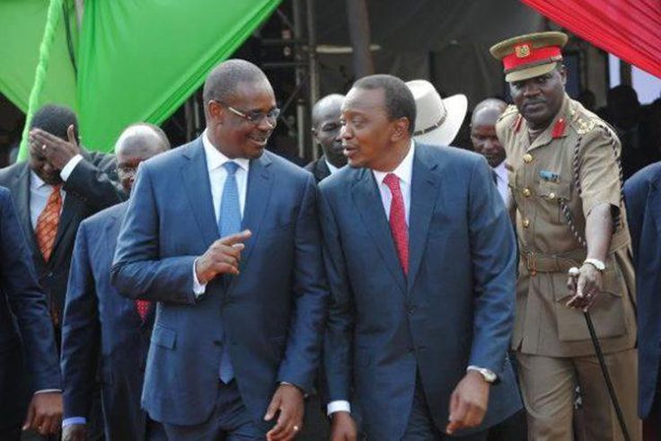 Nairobi Governor and President Uhuru Kenyatta.