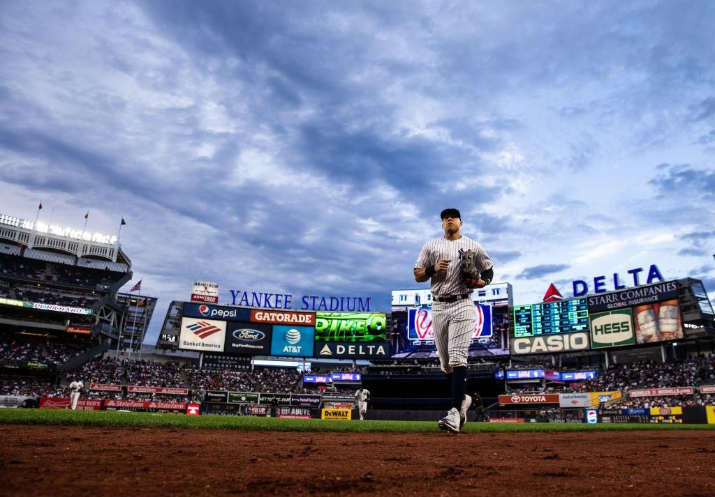 Aaron Judge at Yankee Stadium.