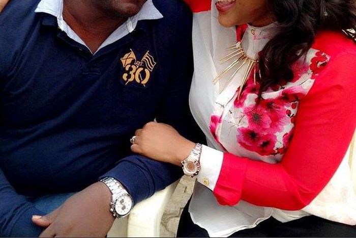 Mercy Aigbe and husband , Lanre Gentry