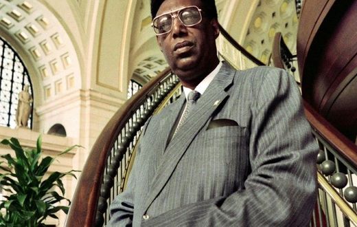 Exiled King Kigeli V Ndahindurwa of Rwanda pictured in Washington DC's Union Station on May 3, 1994
