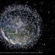 An artist's impression of the more than 100 million pieces of debris in orbit around the Earth