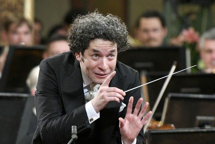 Venezulean conductor Gustavo Dudamel conducts the traditional New Year's Concert 2017 with the Vienna Philharmonic Orchestra at the Vienna Musikverein in Vienna, Austria, on January 1, 2017.