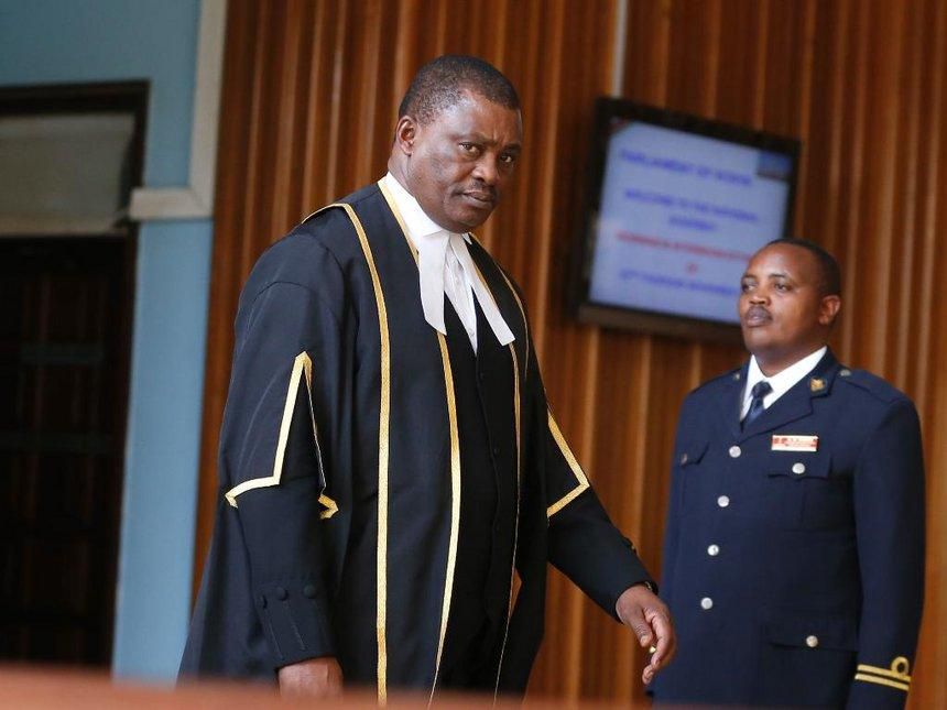 Speaker of the National Assembly Justin Muturi