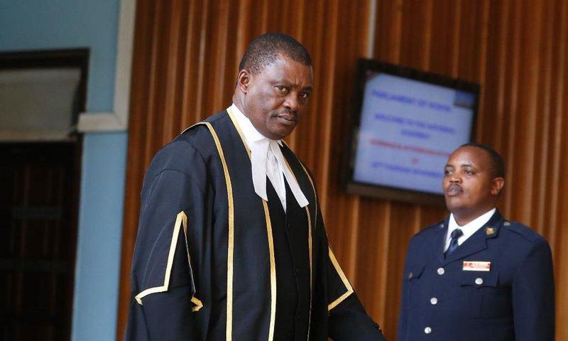 Speaker of the National Assembly Justin Muturi