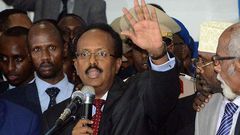 File image of President of Somalia Mohamed Abdullahi Farmajo