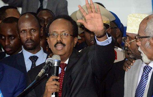 File image of President of Somalia Mohamed Abdullahi Farmajo