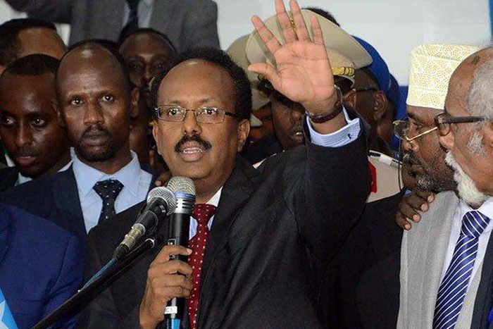 File image of President of Somalia Mohamed Abdullahi Farmajo