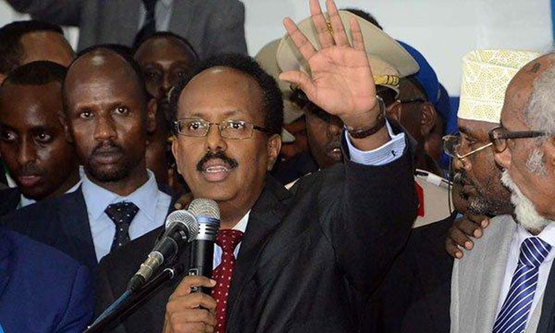 File image of President of Somalia Mohamed Abdullahi Farmajo