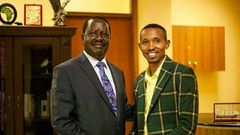ODM leader Raila Odinga and Mohammed Ali