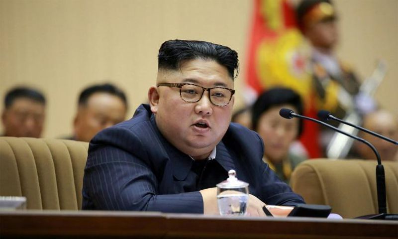 North Korean leader Kim Jong Un, whose regime the group which raided Pyongyang's embassy in Spain wants to bring down