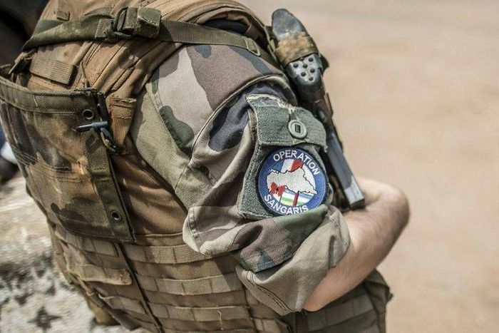 A French soldier on duty in Bangui in June 2014