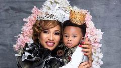 Tonto Dikeh and son