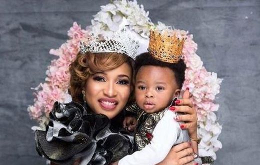 Tonto Dikeh and son