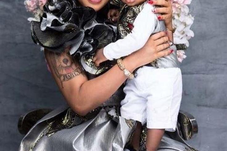 Tonto Dikeh and son