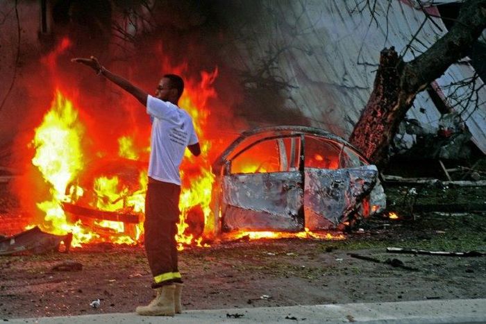 A car bomb attack in Mogadishu was claimed by the Shabaab militants who have been fighting for a decade to overthrow the internationally backed government