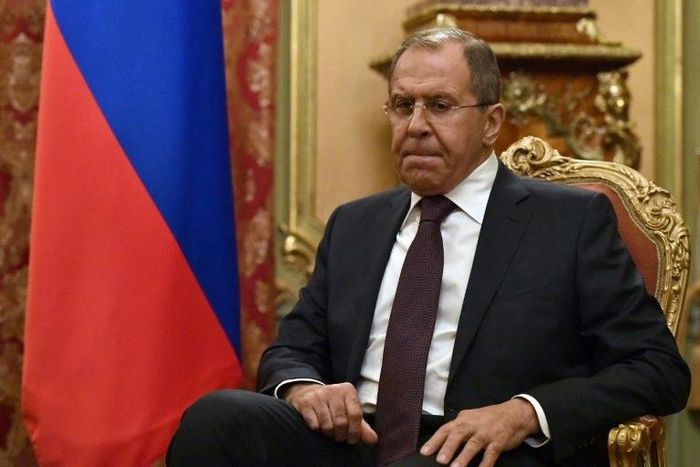 ​Russian Foreign Minister Sergei Lavrov attends a meeting with UN-backed Libyan Prime Minister Fayez al-Sarraj (not pictured) in Moscow on March 2, 2017