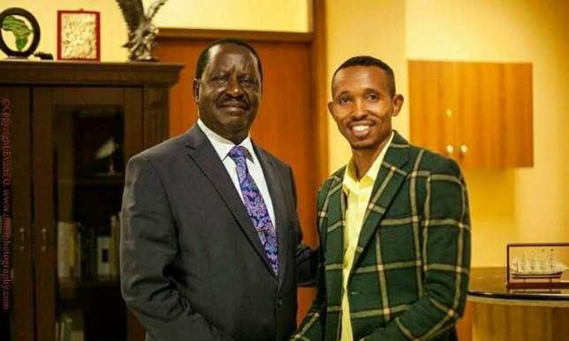 ODM leader Raila Odinga and Mohammed Ali.