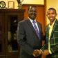 ODM leader Raila Odinga and Mohammed Ali.