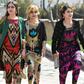 A growing number of Tajik women have been following a government recommendation to wear the Atlas and other traditional forms of dress