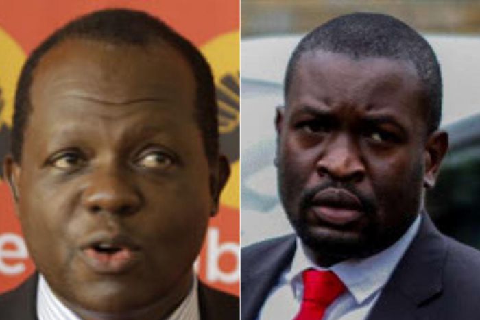 Jubilee Secretary General Raphael Tuju and ODM Secretary General Edwin Sifuna