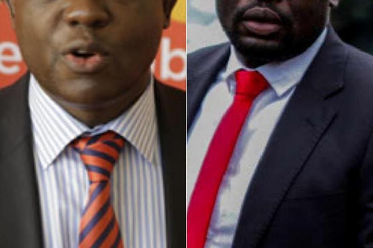 Jubilee Secretary General Raphael Tuju and ODM Secretary General Edwin Sifuna