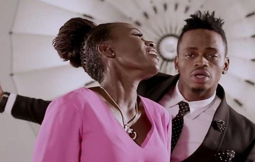 Akothee with Diamond Platnumz
