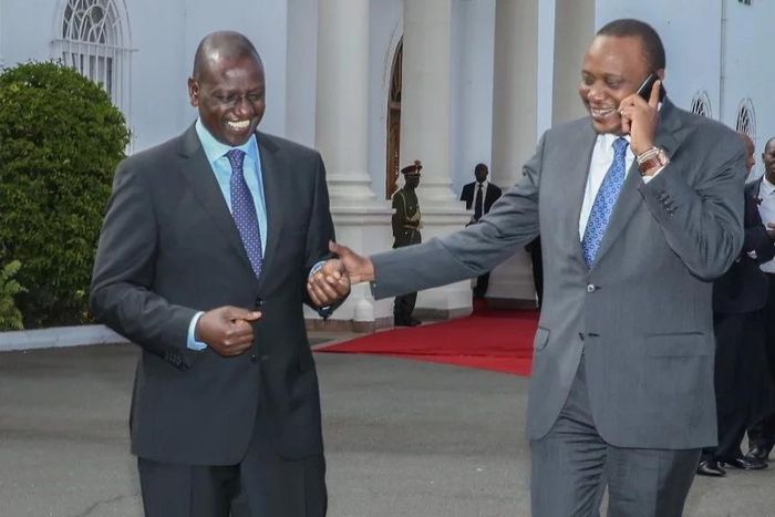 President Uhuru Kenyatta with DP William Ruto