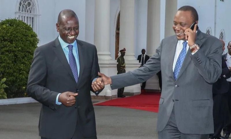 President Uhuru Kenyatta with DP William Ruto
