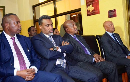 DCI George Kinoti, DPP noordin Haji, AG Karanja Kihara and EACC CEO Twalib Mbarak