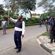 DCI boss George Kinoti at the Dusit complex directing his officers (Twitter)