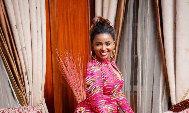 Anerlisa Muigai rocking Ankara (Instagram anerlisa)