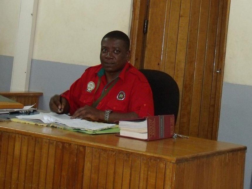 Chief Magistrate Charles Obulutsa during a past court hearing