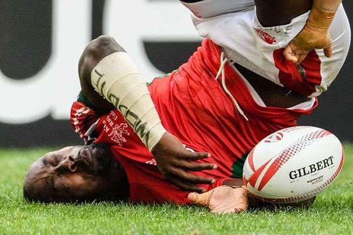 Shujaa  player in action